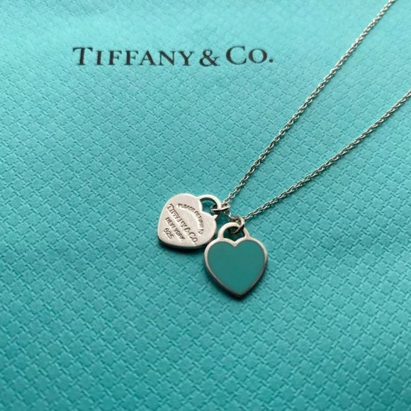Beautiful Authentic Tiffany necklace and heart charms. - Picture 3 of 5